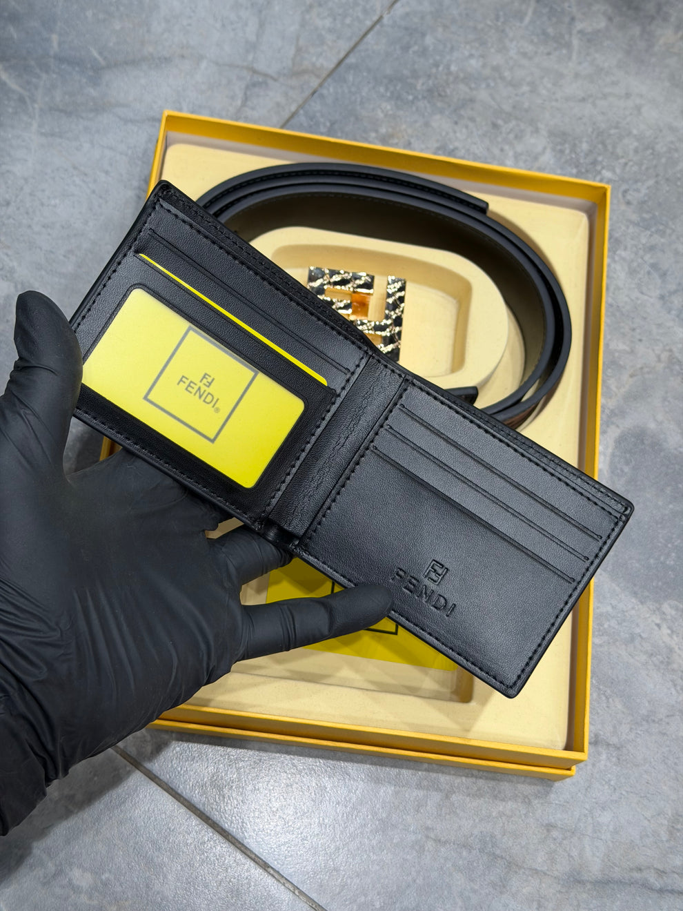Fendi Wallet and Belt