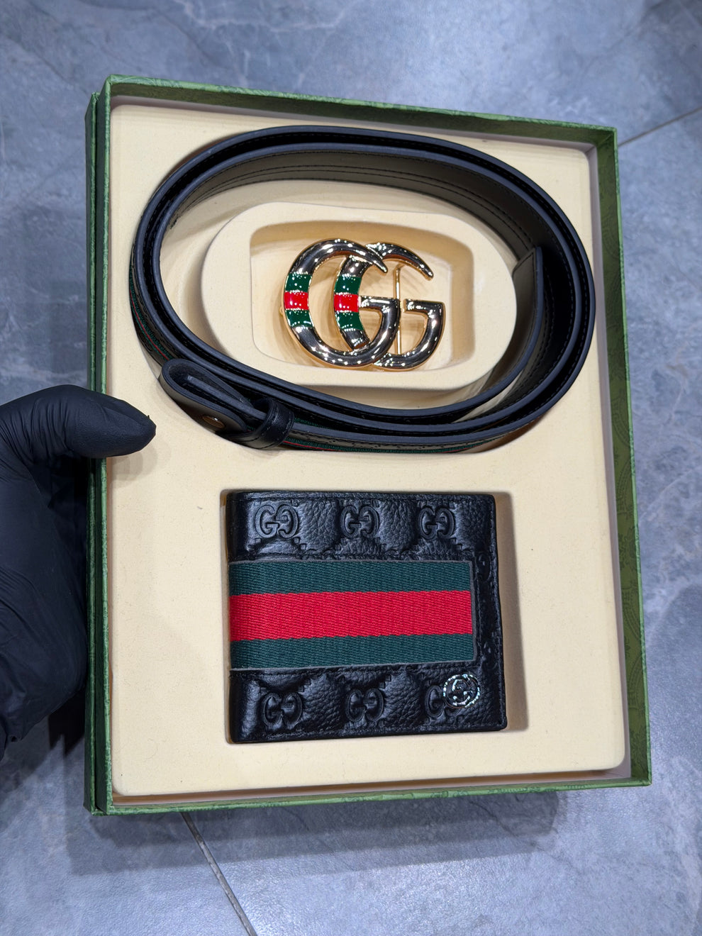 Gucci Wallet and Belt