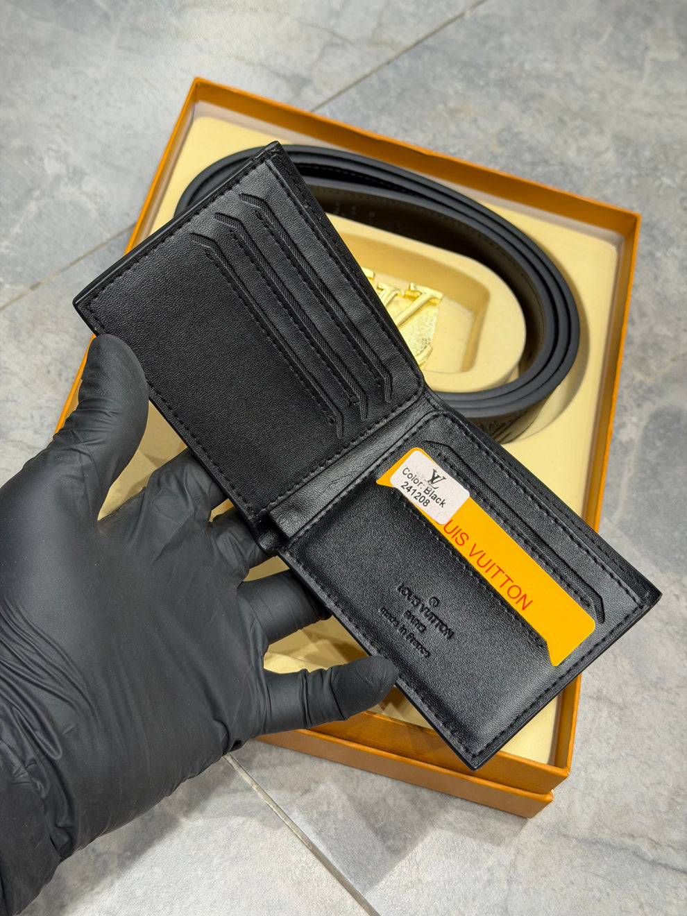 LV Wallet and Belt