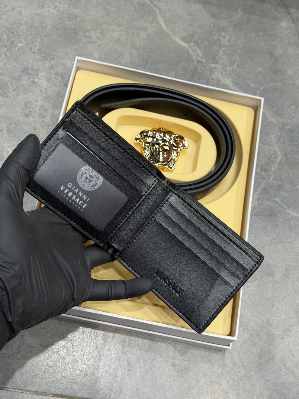 Versace Wallet and Belt