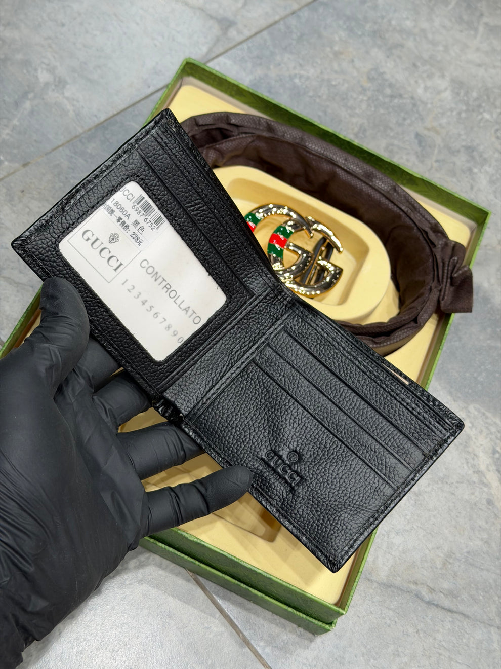 Gucci Wallet and Belt