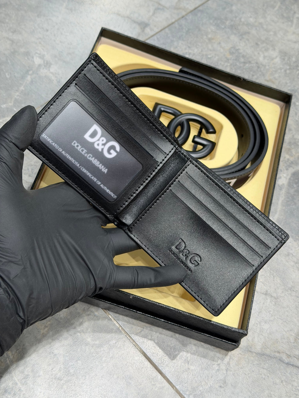 D&G Wallet and Belt