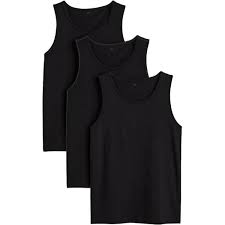 Pack of 3 Cotton Mens Vest